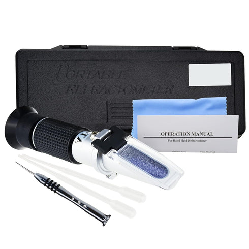 Battery Coolant Refractometer for Ethylene Glycol: -60°C ~ 0°C and Propylene Glycol: -50~0°C with ATC