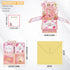 FOBELEC 16th 16 3D Birthday Card with Envelopes for Girls, Birthday Decorations for Daughter, Sweet Bday Gift Box