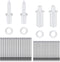 Jetec 85 Pieces Repair Plantation Shutters Tool Set - Louvers Staples Shutter Replacement Repair Pins