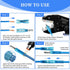Qibaok 320PCS Heat Shrink Bullet Connectors Kit, Female & Male Bullet Butt Terminals for Waterproof Electrical