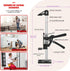 Labor-Saving Arm Jack, 15.4 inches, 440 lb Load-Bearing, All-Aluminum Body with Non-Slip Mat for Mounting Windows and