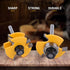 2PCS Tongue and Groove Set - 1/4 Inch Shank Router Bit Set, 3 Teeth Adjustable T Shape Wood Milling Cutter
