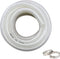 5/16" ID x 17/32" OD - 25 Ft High Pressure Braided Clear PVC Vinyl Tubing, Heavy Duty Reinforced Hose
