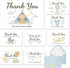 C2U Baby Shower Thank You Cards for Boy - 24 Pack with