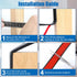 U-Shape Edge Banding, 16.4ft Self Adhesive Black Veneer Edging Trim for Countertop, Table, Cabinet Repair Furniture