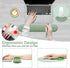 Set, MOSISO Wrist Rest Support for Mouse Pad&Keyboard Circle Curved Ergonomic Mousepad&Coaster Non-Slip Base