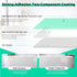 17.5oz Countertop Tub and Tile Refinishing Kit with Tools, Low Odor DIY Bathroom Paint Sink Tub Tile White Coating