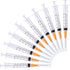 2.5ml Syringe with Needle, 25G Needle 20-Pack, Individually Packed for Industrial Laboratories