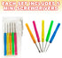 ArtCreativity 5 PC Mini Screwdriver Keychain Set, Pack of 12 with Portable Pouch, Birthday Party Favors