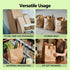 MAXTBEE 50 Pack Bags,58 Lbs Bag,14x10.5x6.5 Inch Paper Kraft Paper Heavy Duty Large Grocery Brown Bags for Storage,Take