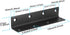 4 Pack 5.51" 140mm L Bracket, Heavy Duty Corner Brace, Metal Shelf Bracket Angle Bracket for Shelves, Black Metal