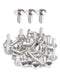 100Pcs #8 x 1/2" Truss Head Phillips Wood Screws, Heavy Duty 18-8 (304) Stainless Steel Screws