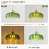 Glass Pendant Lights Kitchen Island, Vintage Brass Pendant Light Fixtures, Adjustable Green Kitchen Pendant Lighting