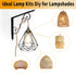 15ft, E26/E27 HESSION Rattan Wrapped Extension Hanging Lantern, Plug-in Pendant Light with Hemp Cord - Compatible