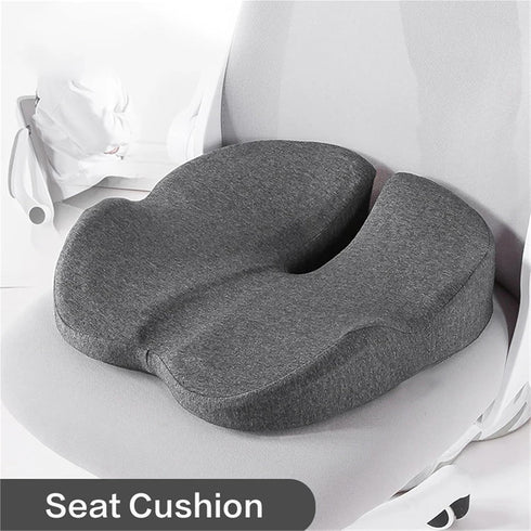 Generic Tailbone Memory Foam Seat Cushion Non Slip Orthopedic Prostate Cushion for Sciaticaback Pain Relief Comfort