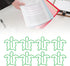 Cute Paper Clips, Pack of 100 Metal Animal Shaped Style, Electroplated Anti Slip Fancy Clips for Office School