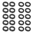20pcs Shower Head Filter Gasket, 10 Rubber Washers & 10 O-Ring Stainless Steel Water Hose Gasket