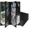 6 Pack Menu Covers 4.25" x 11", 6 View PU Leather Menu
