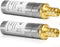 Water Hammer Arrestor, 1/2 Inch Straight Stainless Steel Water Arrestor, F1807 PEX Crimp Connection (2 PACK)