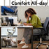 SAYHAHA Tailbone Seat Cushion for Office Chairs,Large Desk Chair Cushion for Back Pain Pain Relief, Ergonomic Memory