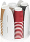 MYITYARD Rotatable Cup and Lid Organizer for Countertops, Coffee Cup Dispenser, Paper