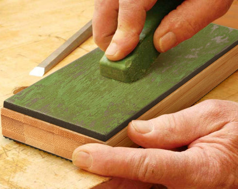Sharp Pebble Premium Leather Strop for Knife Sharpening with Polishing Compound - Sharpening Strop for Knives, Straight