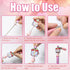 HEYUNG 15 Sets Valentine's Day Beadable Pens - Heart Silicone Beads Pens with 133PCS Pink Spacer Beads