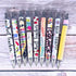 YJ PREMIUMS 8PC Teacher Pen Set, Fun Cute Best Pens for Teaching, Writing, School Sayings, Appreciation Gifts