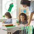Outus 24 Pieces Cactus Shaped Roller Pens, Green Cactus Pens with Black Gel Ink for Classroom and Office Supplies