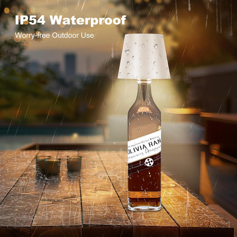 Lamp,2025 3 1pc) Wireless Bottle New Color Rechargeable Wine Bottle Lights for Bars Restaurants (White