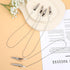 Styquenzer 3 Pcs Dental Bib Clips with Chain, Silver, Classic Style, Iron Material, Reusable, Hands-Free, Adjustable