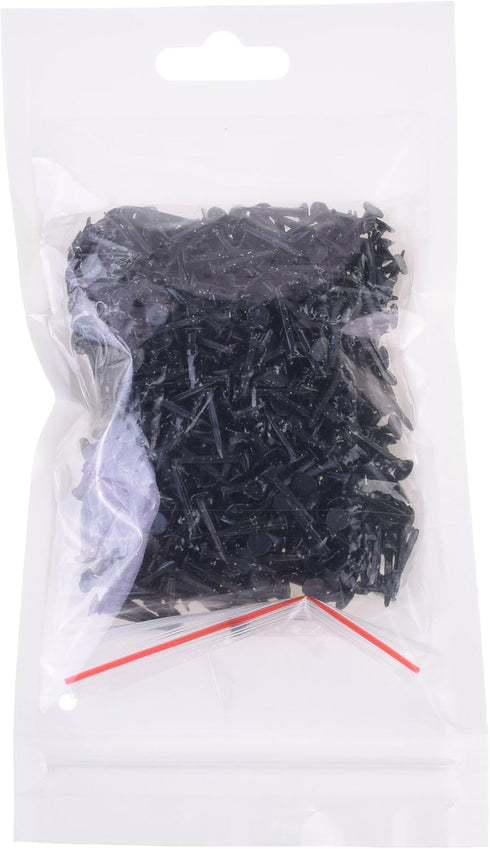 Bluecell 650 pcs 13mm Black Color Metal Nails Tacks - for Shoes Boots Leather Heels Soles Repairs Replacement