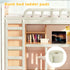Soft Bunk Bed Ladder Pads with Cutter Foam Step Padding & Ladder Cover for Kids Loft Beds, Dorm Ladders, Stairs