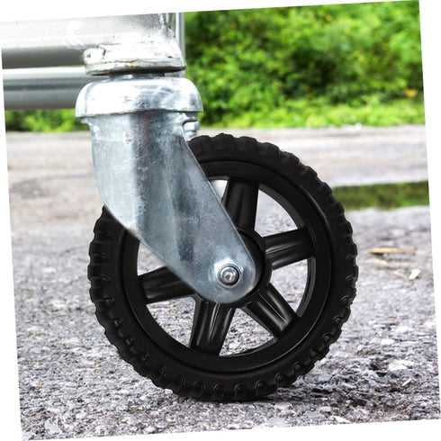 4pcs PRETYZOOM Replacement Wheels for Shopping Cart Rolling Cart Wheels for Grocery Trolley