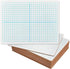 Pack of 25 Dry Erase Lapboards with Grid Lines, 9x12 Graph Whiteboard Set for Student Classroom Learning