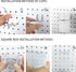 Kuhome 6 Sets Pegboard Bins and Cups with Hooks for Organizing Craft Tools, Transparent Storage for Garage
