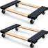 SIMPLI-MAGIC 79545 30 in. x 18 in. Hardwood Furniture Moving Dolly, 2,000 lbs. Capacity