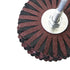 YXQ Abrasive Cloth Flap Wheel Sander, 120 Grit 1/4-Inch Aluminum Oxide Shank