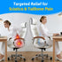 Tailbone Seat Cushion for & Sciatica Pain Relief - Plush Yet Supportive Ergonomic Memory Foam Chair Cushions for Office