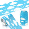 Blue Sky Clouds Bulletin Board Border Scalloped Classroom Borders for Bulletin Board Decor, Blue Board Trim (1 Pcs)