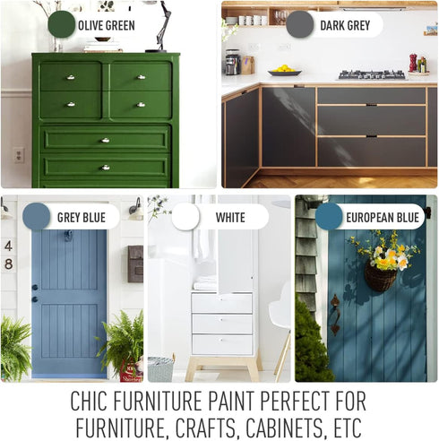 (32OZ, DWIL Acrylic Wood Paint for Furniture - Semi-Gloss Paint Suitable for Wood Surface Renovation, Water-Based All