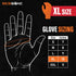 MedRose Disposable Nitrile Gloves: Extra Thick, Latex-Free, Orange Gloves for Industrial and Lab Use