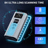 Mini Bluetooth Barcode Scanner, 1D 2D Reader, 3 in 1 Connection Portable QR Code Scanner with TFT Screen for POS