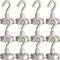 Magnetic Hooks Heavy Duty, 35 lbs Magnets with Hooks for Hanging, Pack of 12 for Kitchen, Grill, Cruise