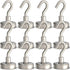 Magnetic Hooks Heavy Duty, 35 lbs Magnets with Hooks for Hanging, Pack of 12 for Kitchen, Grill, Cruise