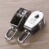 2Pcs 25MM Single Pulley Block in 304 Stainless Steel M25 - Loading 400kg, Silver