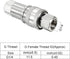 PATIKIL Hydraulic Quick Connect Coupler Set - Carbon Steel G1/4 Female Pipe Fitting Plug Adapter