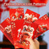 BAIWOVIS 6 Pack Packets, 2) Chinese New Year Red Envelopes, Traditional Lunar New Year of Horse Money Lucky Money