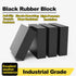 1Pieces 300mm 200mm 15mm Black Rubber Solid Shock Pad Blocks Length Width Extremely Resistant to Weather Changes