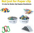 ONTUBE White Ceramic Paper Clip and Binder Clip Holder Set